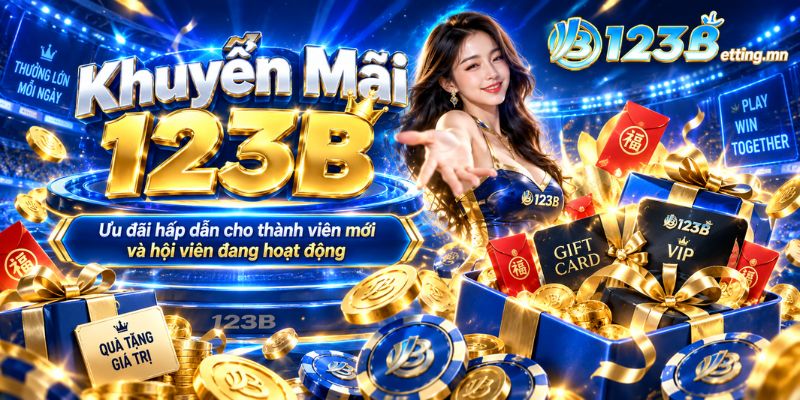 Khuyến mãi 123B dành cho thành viên