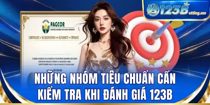 Những nhóm tiêu chuẩn cần kiểm tra khi đánh giá 123B